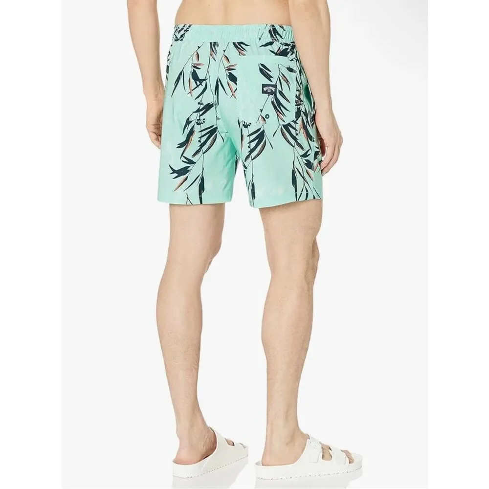 Billabong Mens Sundays Layback Boardshort, 17 Inch Outseam, XL, NWT